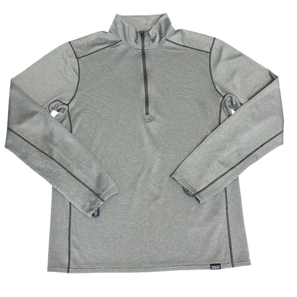 Patagonia Other - Patagonia Men's Midweight Capilene‎ Baselayer. Sz M Gray Zip Neck